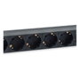 Equip Regleta de alimentación para rack 19 pulgadas 1U 8 tomas con interruptor