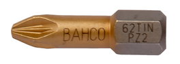 Bahco Punta de Titanio Pozidriv PZ2 1/4 (Pack de 10 unidades)
