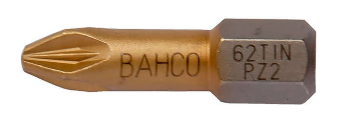 Bahco Punta de Titanio Pozidriv PZ2 1/4 (Pack de 10 unidades) Bahco Punta de Titanio Pozidriv PZ2 1/4 (Pack de 10 unidades)
