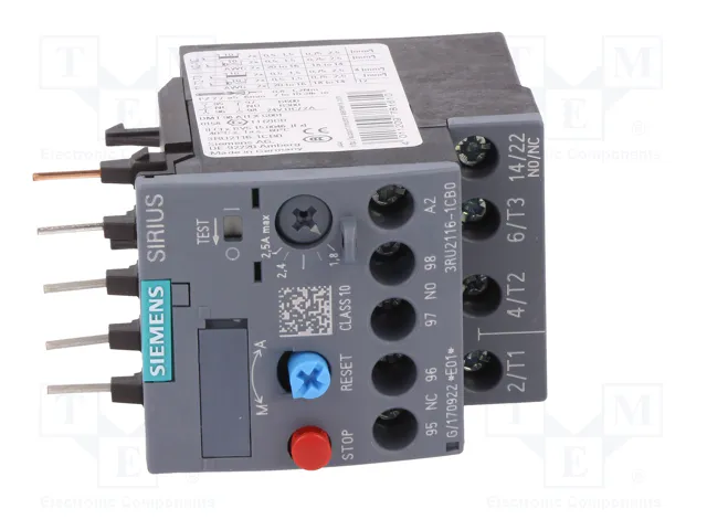 SIEMENS Relé Térmico S00 1,8...2,5A
