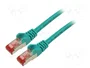 GOOBAY Patch cord Cat 6 S/FTP 10m verde RJ45