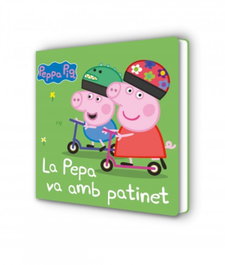 BEASCOA Peppa Pig. La Pepa va amb patinet, Llibre de cartró