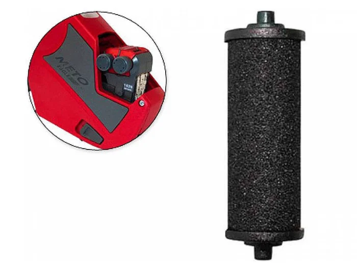 Meto Rodillo entintador 14.26 modelo eagle y expert 6.22 para etiquetadora, 1 línea 6 dígitos, 1 rollo incluido