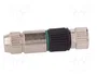 HARTING Conector M8 Hembra 4 Pines Recto IP67