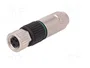 HARTING Conector M8 Hembra 4 Pines Recto IP67