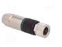 HARTING Conector M8 Hembra 4 Pines Recto IP67
