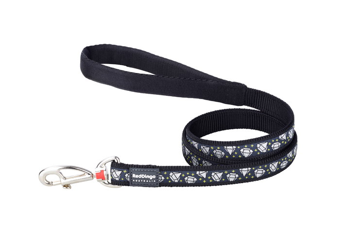 Red Dingo Correa RD style Diamond Negro 15 mm X 1.2M Red Dingo Correa RD style Diamond Negro 15 mm X 1.2M