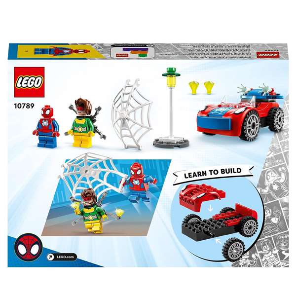 LEGO Spider-Man y Doc Ock - Coche de Construcción con 48 Piezas para Niños de 6+ Años (Juego de Superhéroes Marvel)