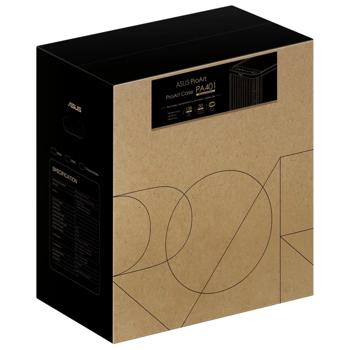 ASUS ProArt PA401 Wood Edition Mesh Panel Negro ASUS ProArt PA401 Wood Edition Mesh Panel Negro