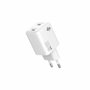 Subblim Cargador GaN 35W con Doble Puerto USB-C Blanco