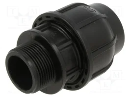 GEBO Conector de apriete G 1 1/4'' externo de polipropileno
