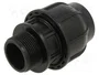 GEBO Conector de apriete G 1 1/4'' externo de polipropileno