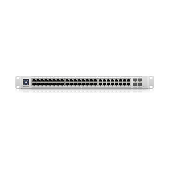 Ubiquiti USW Enterprise 48 PoE, Switch Gestionado L3, 48 puertos 2.5GbE, 4 puertos 10G SFP+