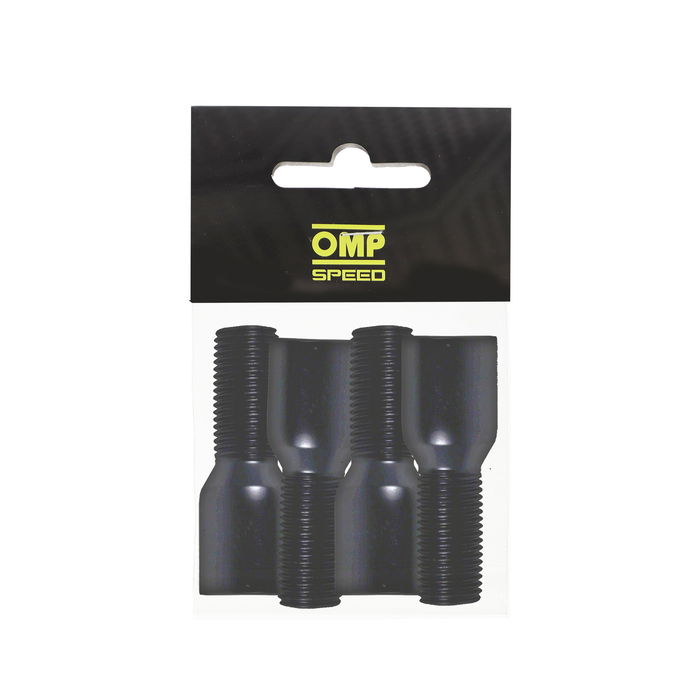 Omp Juego 4 Tornillos Allen M14x1.5 Cónico Largo 28mm Dureza 10.9 Negro OMPS09631401 Omp Juego 4 Tornillos Allen M14x1.5 Cónico Largo 28mm Dureza 10.9 Negro OMPS09631401