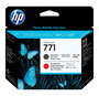 HP 771 Cabezal de impresión Negro mate/Rojo cromático CE017A