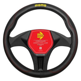 Momo Funda para Volante 011 Comfort Negro-Rojo 38-39cm