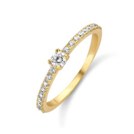 Anillo Mujer New Bling 9NB-0390-56 Dorado 16