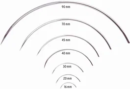 Covetrus Agujas Sutura 3-8 Taper Sz 8 50 mm Ojo Regular 12 Unidades