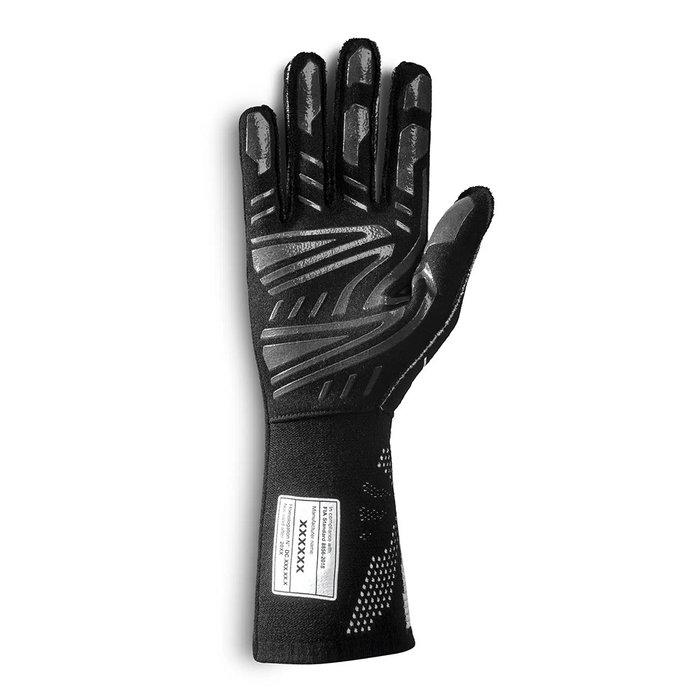 Sparco Guantes Lap FIA 8856-2018 Talla 12 Negro/Blanco