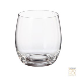 Crystalite Bohemia Pollo-Mergus Vaso 410 Ml Crystalite Glass Titanio Altura 100 Diámetro 95 (6 Unidades)