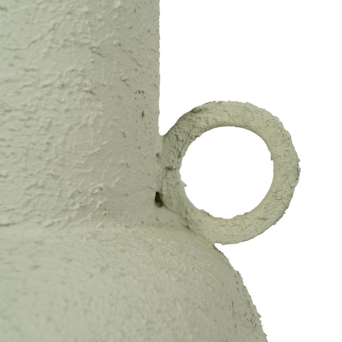 Jarrón Verde Claro Metal 20 X 20 X 46 cm