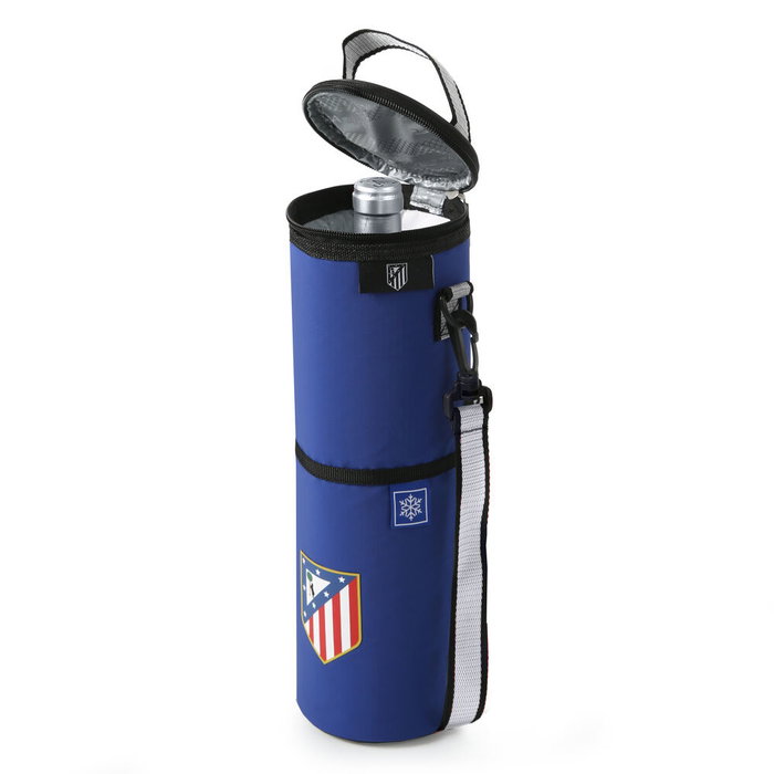 ATLÉTICO DE MADRID Botellero Térmico 1500ml - 11x11x32cm, Ripstop con Revestimiento TPE