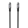 Aisens Cable USB 3.2 Gen2 Aluminio 10Gbps 8K@30Hz 5A 100W Negro 4.0m