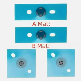 CoreParts Pies de Goma para Microsoft Surface Laptop 3/4/5 Gen, Cubierta Inferior (2A+2B), Negro