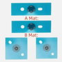 CoreParts Pies de Goma para Microsoft Surface Laptop 3/4/5 Gen, Cubierta Inferior (2A+2B), Negro