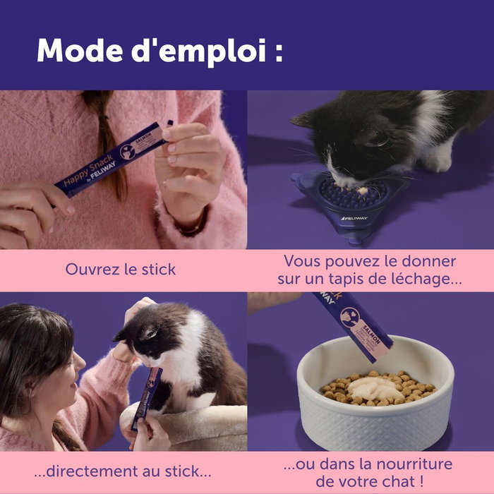 Ceva FELIWAY Happy Snack Salmón 24 Sticks Ceva FELIWAY Happy Snack Salmón 24 Sticks