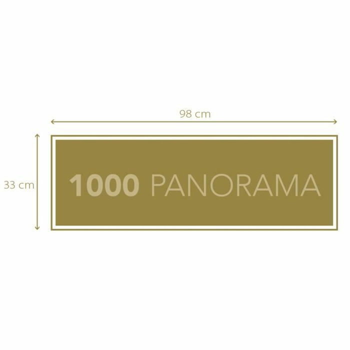 Clementoni Rompecabezas Compacto 1000 piezas Panorama Manada de Gigantes Clementoni Rompecabezas Compacto 1000 piezas Panorama Manada de Gigantes