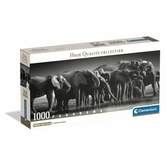 Clementoni Rompecabezas Compacto 1000 piezas Panorama Manada de Gigantes Clementoni Rompecabezas Compacto 1000 piezas Panorama Manada de Gigantes