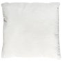 Home Deco Factory Cojín decorativo Chevron Blanco 40x40 cm, Colección Natural en poliéster