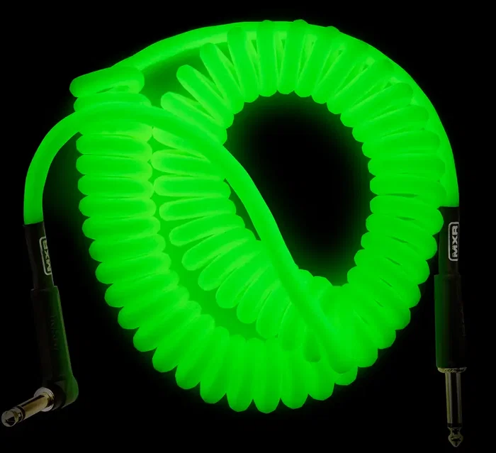 MXR Cable de Instrumento Coil Jack / Jack Ángulo 4,50 M - Glow In The Dark