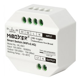 Miboxer LED Wifi Smart Switch 10A WiFi+2,4G Milight/Miboxer