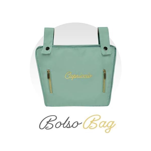 CAPRICCIO Coche de Muñeca Plegable con Sombrilla y Bolso para Muñecas de hasta 48 cm - 38x65x60 cm