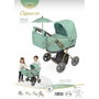 Decuevas Coche de Muñeca Plegable Capriccio con Sombrilla y Bolso