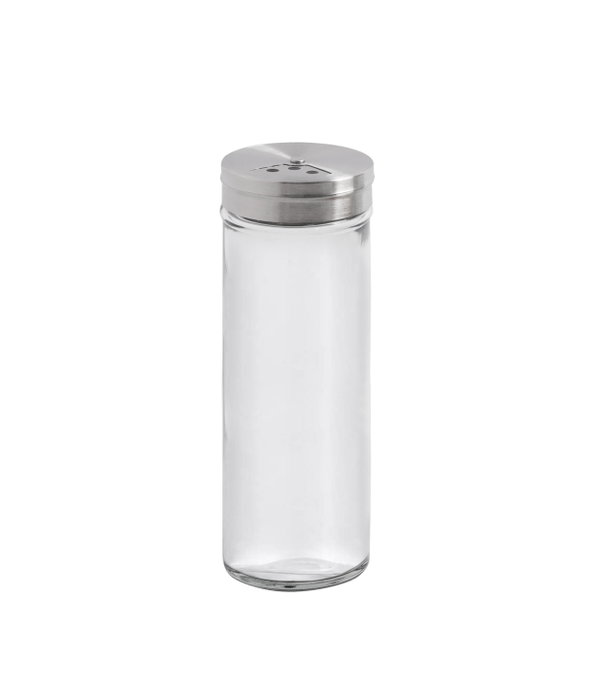 Inde Especiero de Vidrio con Tapa Inox, 5 Botellitas, 170 ml (Pack de 24 Unidades)