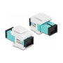 DeLOCK Módulo Keystone SC Símplex hembra a SC Símplex hembra aqua/blanco