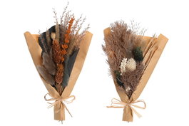 DKD Home Decor Ramo de Flores Secas Surtido de 2 Modelos