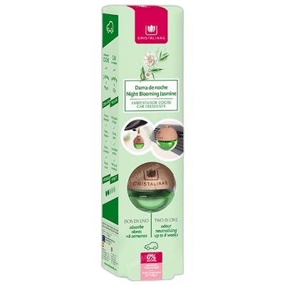Cristalinas Ambientador para Coche 0% Alcohol Dama de Noche 6 ml