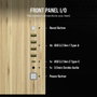 Corsair CC-9011284-WW Carcasa de Ordenador Midi Tower Bamboo, Blanco