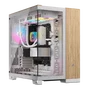 Corsair CC-9011284-WW Carcasa de Ordenador Midi Tower Bamboo, Blanco