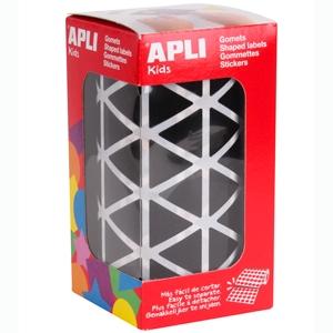 Apli Gomets Triangulares 20 mm Rollo Negro 2832 Unidades Apli Gomets Triangulares 20 mm Rollo Negro 2832 Unidades