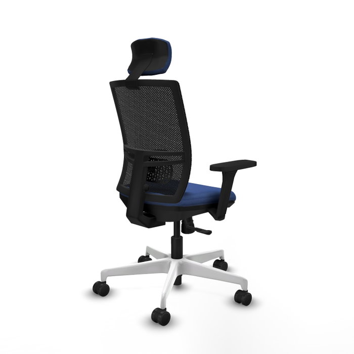 PIQUERAS Y CRESPO Silla de oficina Yunquera Azul marino y Negro