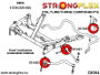 StrongFlex 031421A Silentblock para Brazo de Control de Track Delantero Interior