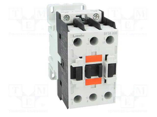 LOVATO ELECTRIC Contactor BF 3-polar 38A 24VDC