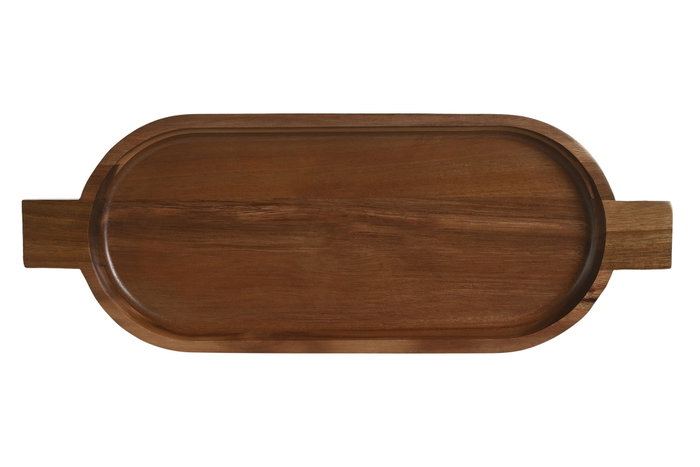 DKD Home Decor Bandeja de Acacia Natural 48,5x18x3,5 cm DKD Home Decor Bandeja de Acacia Natural 48,5x18x3,5 cm