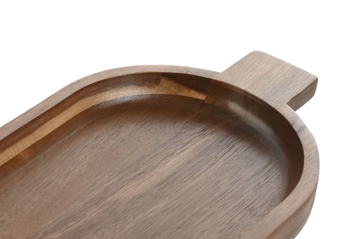 DKD Home Decor Bandeja de Acacia Natural 48,5x18x3,5 cm DKD Home Decor Bandeja de Acacia Natural 48,5x18x3,5 cm