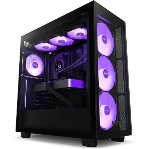 NZXT Kraken Elite 360 RGB RL-KR36E-B1 Sistema de refrigeración líquida todo en uno 12 cm Negro con pantalla TFT-LCD y ventiladores RGB